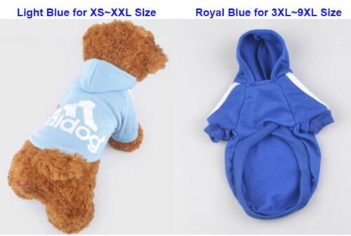 Pequeña y grande mascota perro ropa abrigo suéter chaqueta camisa sudadera con capucha mono - Imagen 13 de 20