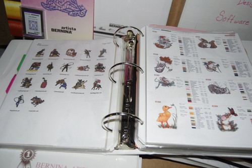 Großes Konvolut Bernina Stickmotive, Handbücher und etwas Software - Bild 4 von 22