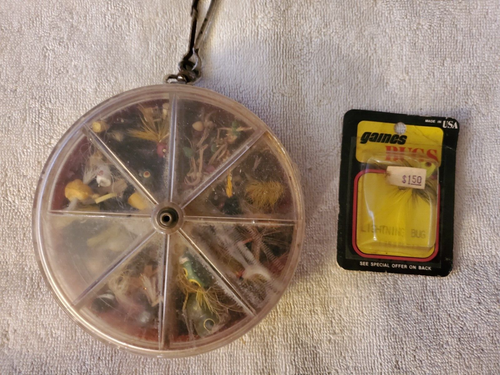 Luhr-Jenson #65-S Fliegenrunde/ Poppers Wet&Dry x 75 gebraucht 1 neuer Gaines Bug
