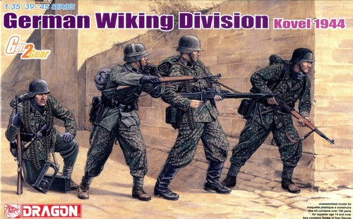 Dragon 1/35 6519 WWII German Wiking Division (Kovel 1944) (Gen 2 Gear) (4 Figs) - Picture 1 of 2