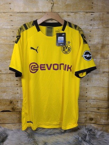 Original Puma Borrussia Dortmund 19/20 Home soccer futbol  jersey Size Men XL - Picture 1 of 7