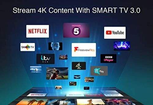 TCL 50P610K 50-Inch 4K Smart TV 3.0 Ultra HD - Freeview Play / BBC iPlayer / Net - Picture 2 of 7