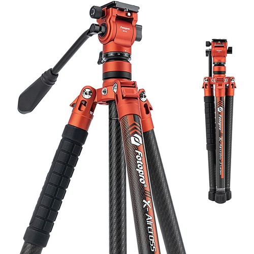 Fotopro X-Aircross3 Video Carbon Fiber Panoramic Tripod Fluid Head Camera Tripod - Picture 16 of 16