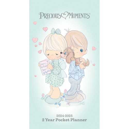 Precious Moments 2-Year 2024-2025 Pocket Planner, New Gift Quality! - Foto 1 di 2