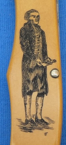 Schrade USA SC500 (125OT) “AMEX-President’s Series" {Jefferson} Linerlock Knife - Picture 2 of 9
