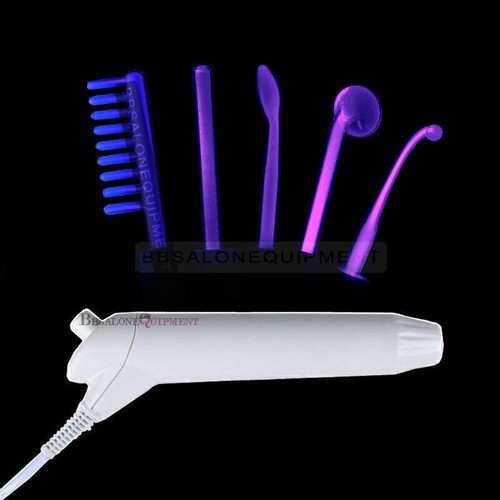 High Frequency Facial Machine & 5 Glass Tubes For Anti-aging Acne Skin Care SPA - Picture 13 of 14