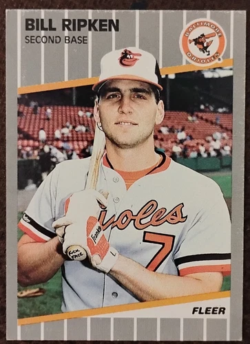1989 Fleer Baseball #616 Bill Billy Ripken RC Rookie Error FF F*@& Face