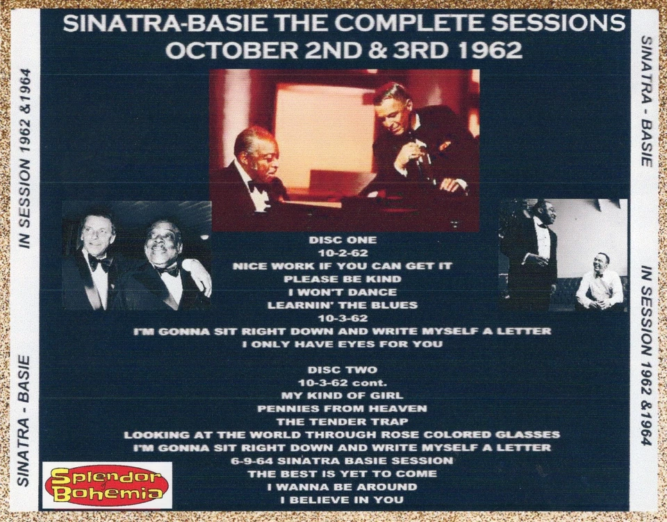Frank Sinatra- Inside Basie- 2 CD's of Outtakes & Bonus "Trilogy" Outtakes CD - Image 2 of 4