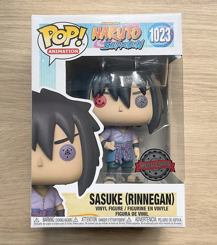 Funko Pop Naruto Shippuden Sasuke Rinnegan #1023 + Protector Gratis