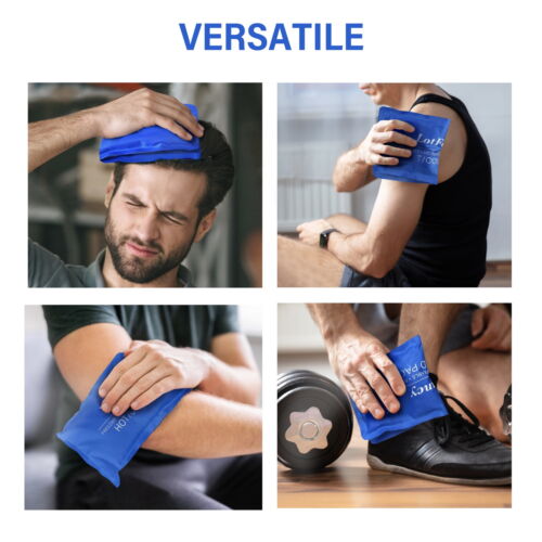 Hot Cold Packs for First Aid, Reusable Gel Ice Packs for Injuries, 2 Pcs (10.5X5 - Picture 8 of 13