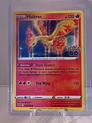moltres pokemon go card price Pokemon Go Moltres 012/078 Holo Rare