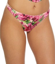 Pour Moi BLOOM Couture Low Rise Floral Satin Thong, US 10, UK 14/Large