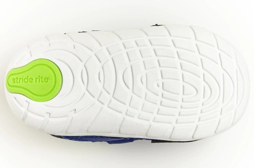 Zapatillas Stride Rite 3W 3 de ancho para niños pequeños Rhett atléticas azules 6-9 meses *Ver tabla - Imagen 6 de 7