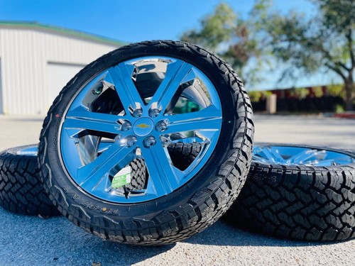 2017 GMC Sierra Yukon Denali Wheels Rims Tires Factory Original 22" Style 2016 - Picture 18 of 22