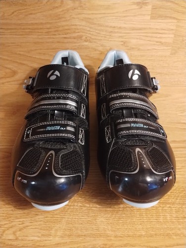 Women's Bontrager Inform Race DLX Road Cycling Shoes US 8.5 Black Strap - Picture 7 of 14
