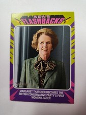 2024 Topps Heritage #NF-4 Margaret Thatcher News Flashbacks