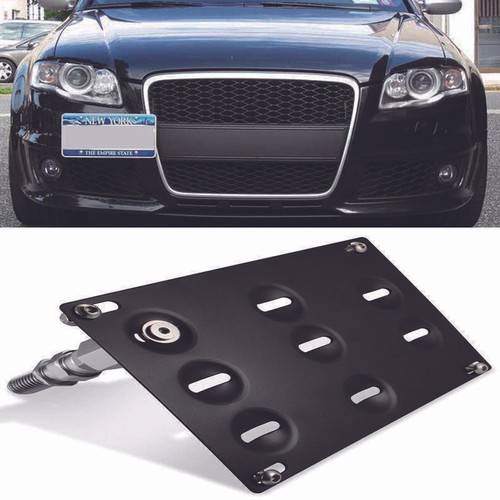 Tow Hook License Plate Holder For Audi A3 S3 A4 S4 RS4 A5 S5 RS5 Q5 S7 RS7 TT - Picture 3 of 9