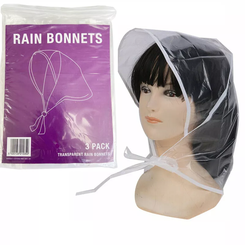 Plastic rain hats uk discount