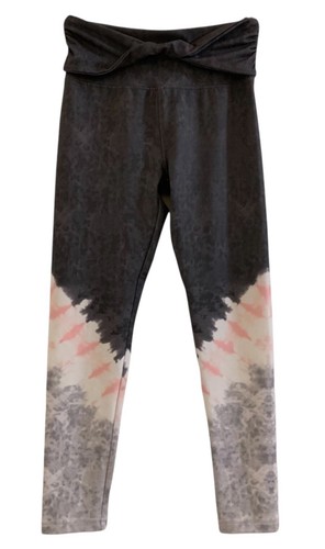 Justice Girls Full Length Leggings Gray 8 Elastic Waistband With Twist Knot - Picture 1 of 12