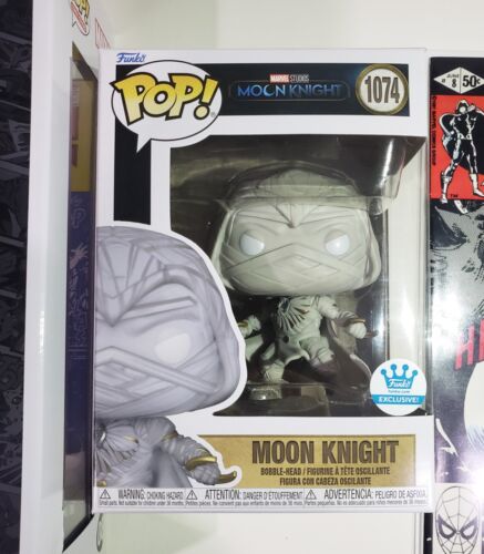 Lote Funko Moon Knight: portada de cómic #08, Funko Pop #1074 y cómic #8 1981 - Imagen 4 de 12