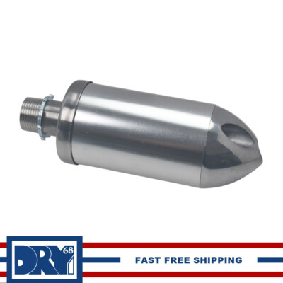 #ad 3 4quot; Threaded Aluminium Alloy Exhaust Muffler For 212cc GX200 Engine Silver $15.99