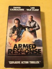Armed Response 1989 VINTAGE VHS RARE David Carradine Action GOOD USED CONDITION