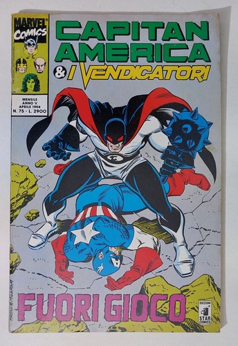 62081 CAPITAN AMERICA & I Vendicatori a. V n. 75 - 1994 Star Comics - Imagen 1 de 3