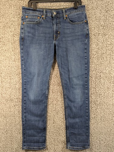 Levis 511 Jeans Mens 33x28.5 (Tag 32x30) Blue Stretch Flex