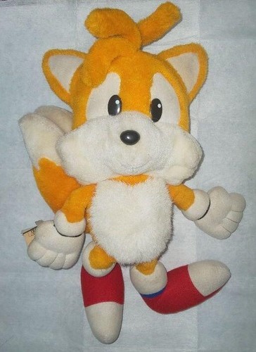 Sega Sonic the Hedgehog 2 Tails Plush doll Rare 28S 1993 limited From Japan RARE - Picture 2 of 3