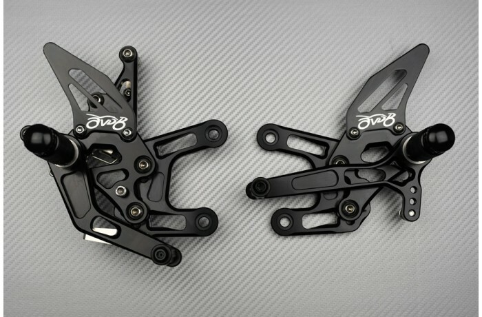 Support de commandes reculées ZX10R pour éviter le frottement