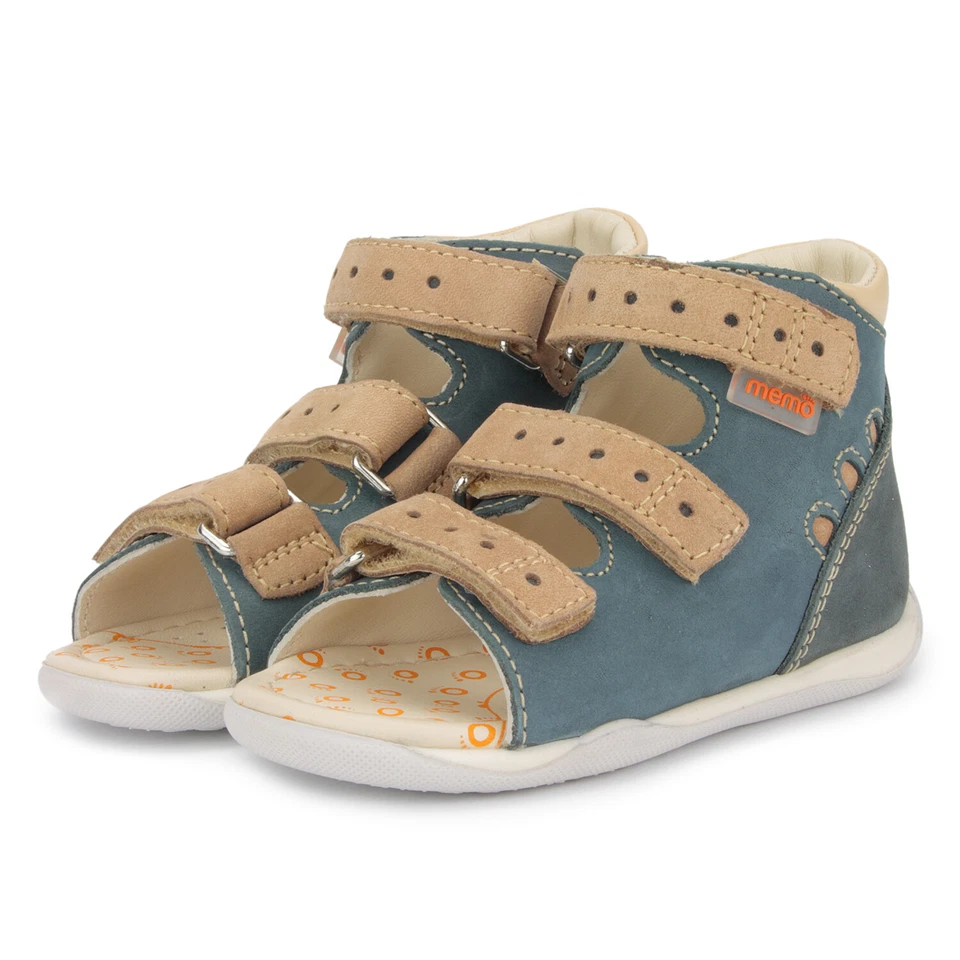 Sandalia ortopédica antideslizante Memo Dino First Walker para niños pequeños Foto 2 de 4