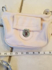 Marc Jacobs small cotton hobo shoulder purse zipper and snap closure