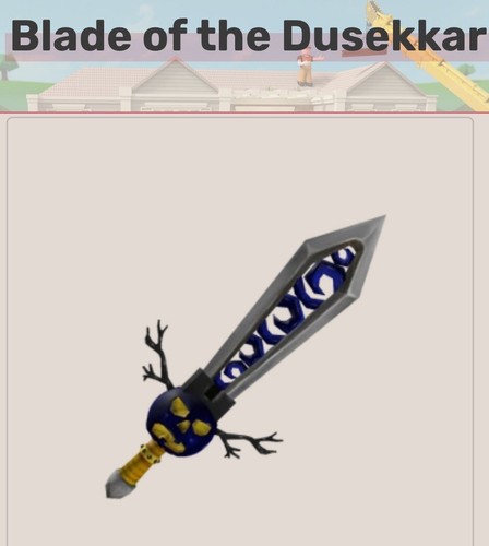Roblox Matt Dusek mit virtuellem Code Blade von Dusekkar gesendet über Ebay Nachrichten