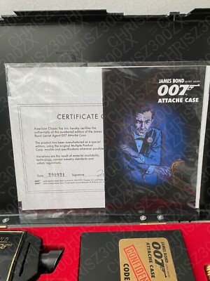 James Bond 007 Secret Agent Attache Case Decoder Toy Figure