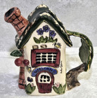 Blue Sky Clayworks Heather Goldminc - Cherry Cottage Watering Can House