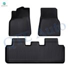 Set of 3 Floor Mats Carpets For 2020-2025 Tesla Y