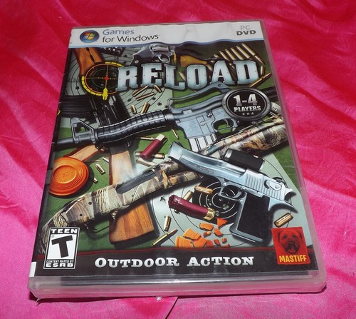 🎮 NEW SEALED PC CD-ROM RELOAD OUTDOOR ACTION ARCADE SHOOTER VIDEO GAME COMPLETE - Picture 1 of 3