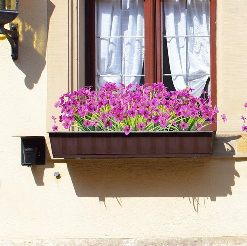 30-Pack UV-Resistant Artificial Flowers for Effortless Indoor/Outdoor Decor - Picture 6 of 9