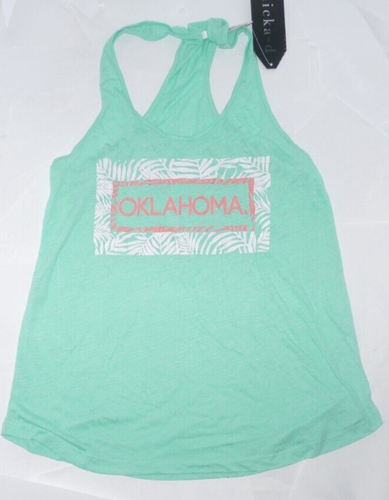 NEW NCAA Oklahoma Sooners Tropical Hawaiian Tank Top Shirt Women XL  NWT LLL3