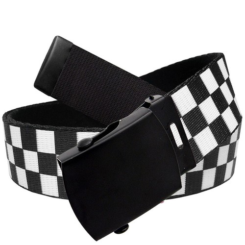 Build A Belt Kid's Classic Black Slider 1.25" Wide Buckle with Canvas Web Belt - Picture 21 of 24