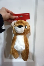 NWT ZIPPY PAWS PLUSH REINDEER DOG TOY HOLIDAY DELUXE REINDEER WITH SQUEAKER