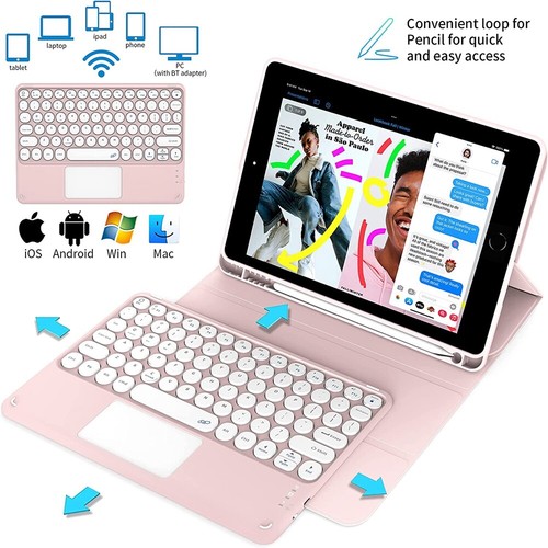 Case For Samsung Galaxy Tab S9 S8 S7 S6 Lite A8 A7 Touchpad Keyboard Mouse Cover - Picture 8 of 38