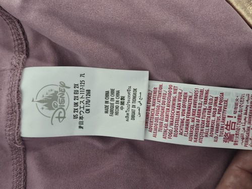 Disney Parks Ladies Rose Gold Iridescent Metallic Mickey Mouse Leggings 2X XXL - Picture 3 of 3