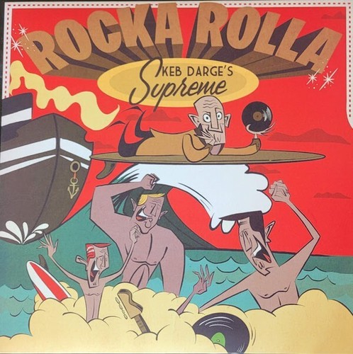 LP+CD /VA✦ROCKA ROLLA KEB DARGE'S SUPREME✦ Garage Rock, Surf, Seminal Punk Rock♫ - Bild 1 von 4