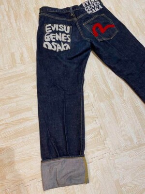 Evisu Straight Jeans Evisu Genes Osaka Size 32 - Japan