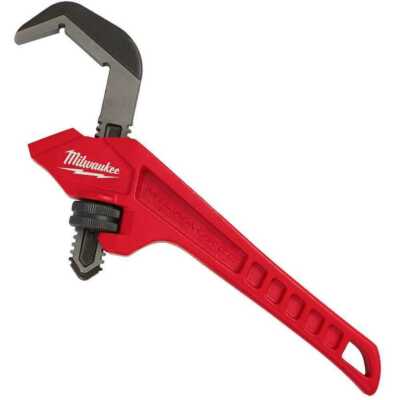 Milwaukee 12 in Steel Offset Hex Pipe Wrench 48-22-7171 Milwaukee 12 in Steel Offset Hex Pipe Wrench 48-22-7171