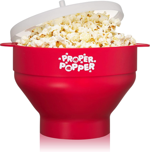 The Original Propio Popper Microondas Palomitas Popper, Máquina de Palomitas de Silicona, Col - Imagen 11 de 12