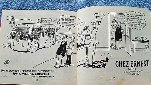 Vintage 1949 Around Our Town Gordie Moore Montreal Gazette Humor Cartoon history - Picture 5 of 8