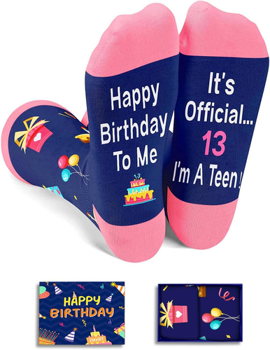 Birthday Gift Ideas for Girls - Socks for 13 Years Old 18 Year Old Teen Girls - Picture 9 of 12