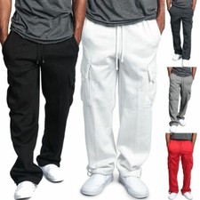 Men  s Jogger Jogging Cargo Sweat Pants Casual Sports Baggy Loose Solid Trousers
